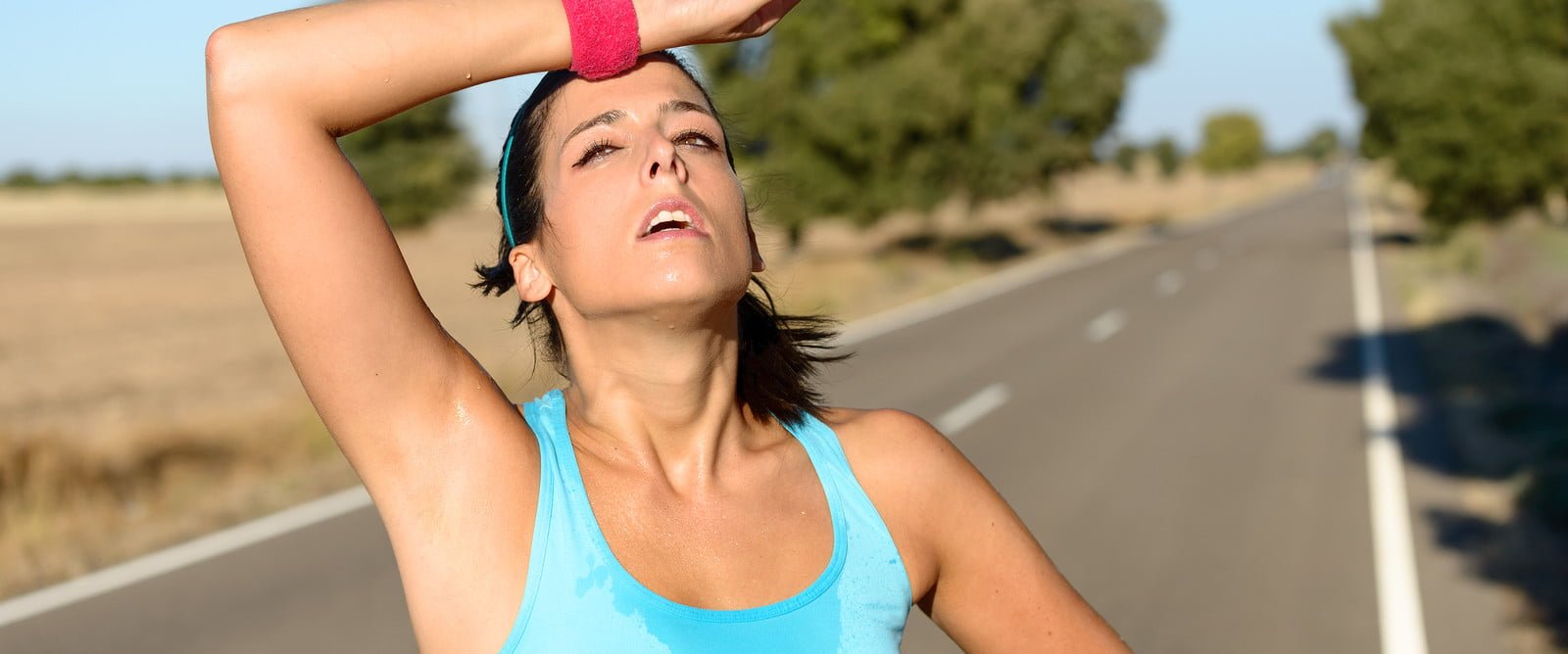 Bigstock Tired Woman Sweating After Run 52155052 1 E1440052030326 مجلة نقطة العلمية