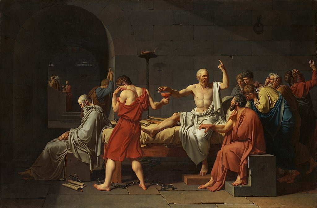 1024Px David The Death Of Socrates مجلة نقطة العلمية