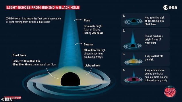 46010797 9835851 image a 45 1627489975920 انبعاثات ضوئية خلف ثقب أسود عملاق تثبت نظرية آينشتاين مجلة نقطة العلمية