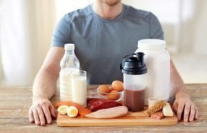Man Healthy Food Diet Eggs Proteins Salmon مجلة نقطة العلمية