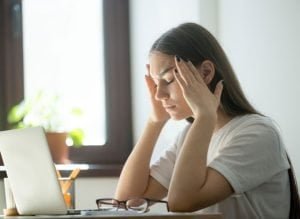 Stressed Woman مجلة نقطة العلمية