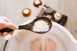 External Benefits Of Sea Salt Foot Bath مجلة نقطة العلمية