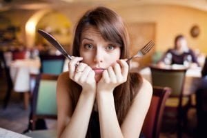 Sad Woman Hungry Diet Lack Appetite مجلة نقطة العلمية