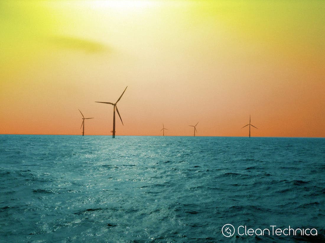 Offshore Wind Farm Zach 2 CleanTechnica watermark هل ستشكل الأزمة الأوكرانية نهاية الوقود الأحفوري؟ مجلة نقطة العلمية