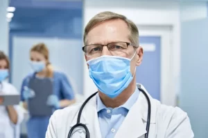 Doctor Male Hospital Mask مجلة نقطة العلمية
