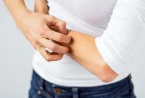 Woman Rash Skin Problem Arm Hand مجلة نقطة العلمية