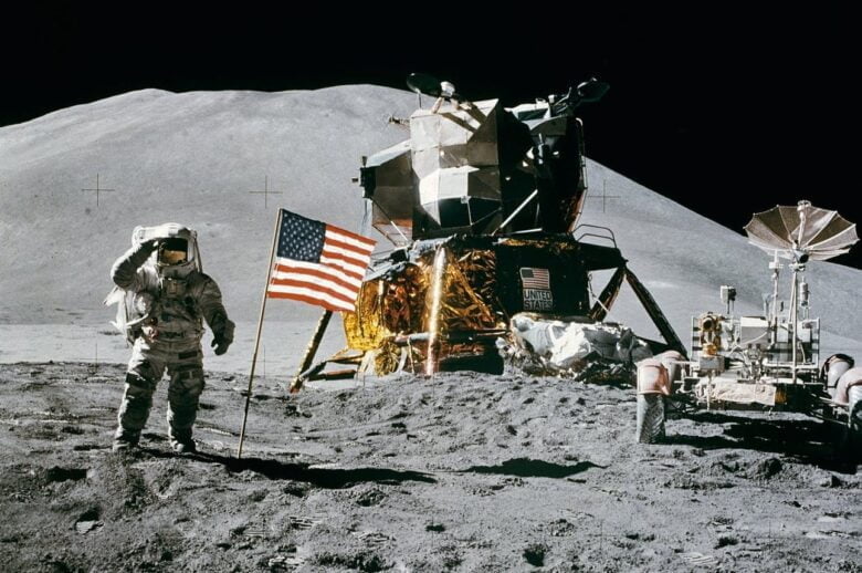 space station moon landing apollo 15 james irwin 39896 780x518 1 كيف أطلق سباق الفضاء حقبة من الاستكشاف خارج الأرض؟ مجلة نقطة العلمية